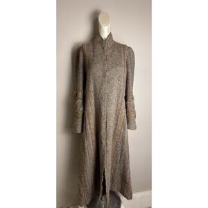 Vintage Marcia Phillips Weavings Coat Textured Wearable Art‎ Artsy Boho